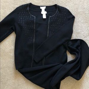 Black Maxi Dress with Sweater